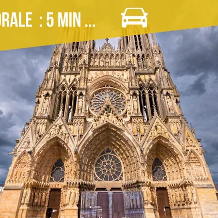 Le Cocon Champenois-parking, Centre & Tram 랭스
