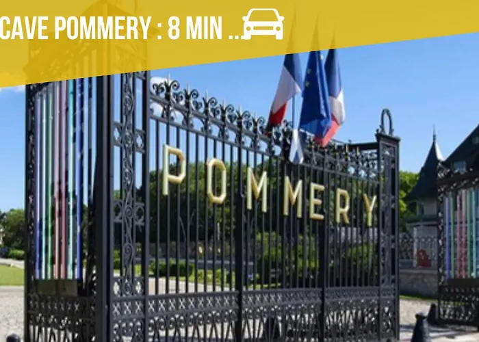 Le Cocon Champenois-parking, Centre & Tram Apartment