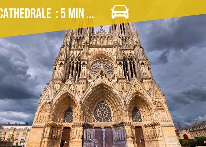 Le Cocon Champenois-parking, Centre & Tram Reims